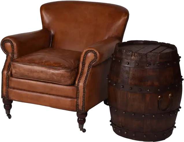 Wine Barrel Png Recliner Png Download Club Chair Solid Barrel Png