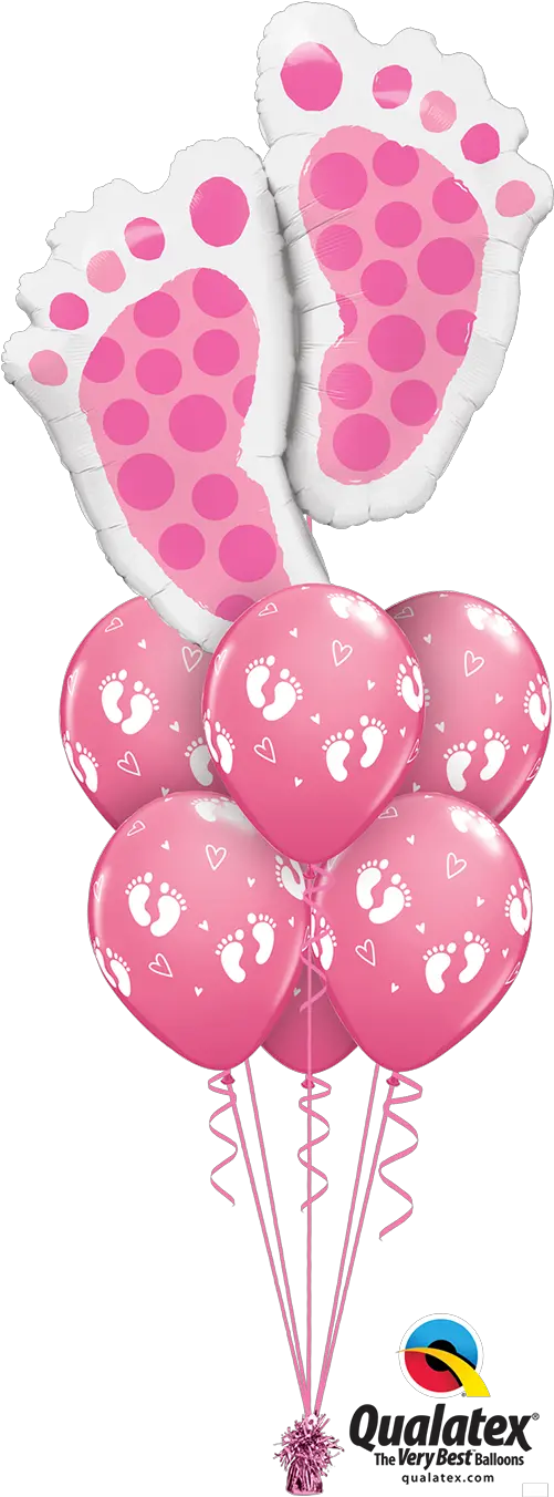Pink Baby Feet Png Baby Feet Pink Luxury Baby Feet Gender Reveal Balloon Bouquets Baby Feet Png png