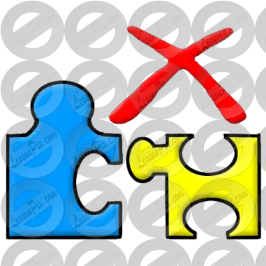 Wrong Picture For Classroom Therapy Use Great Wrong Clipart Jigsaw Puzzle Png Wrong Png