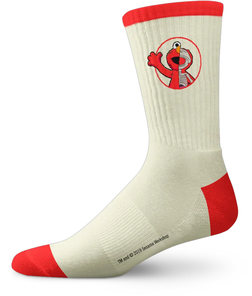 Creamred Elmo Sock Sock Png Elmo Transparent