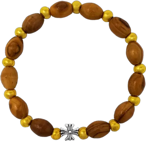 Olive Wood Bracelets Solid Png Religious Icon Bracelet