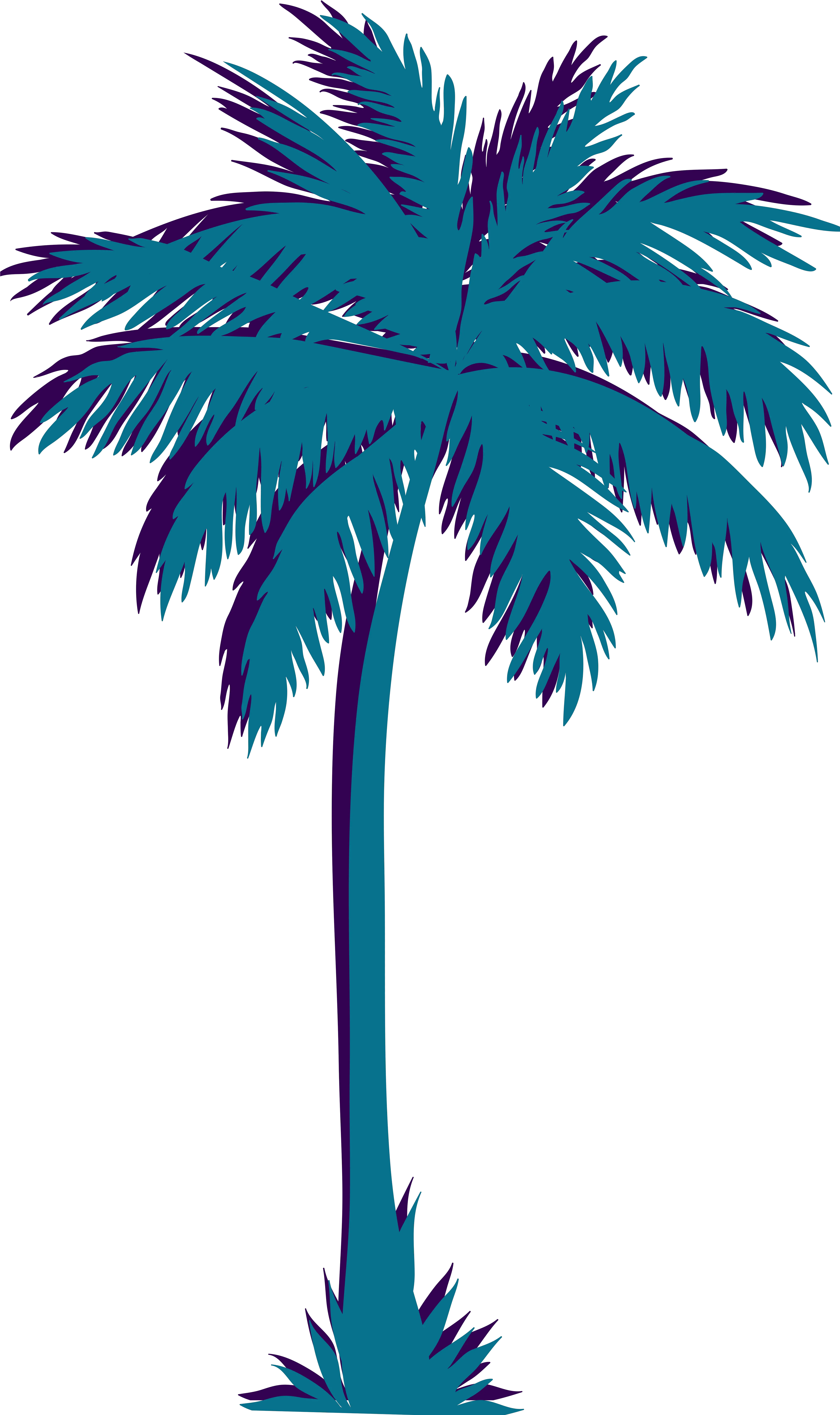 Png Clip Art Vaporwave Portable Network Palm Tree Free Clip Art Vapor Wave Png