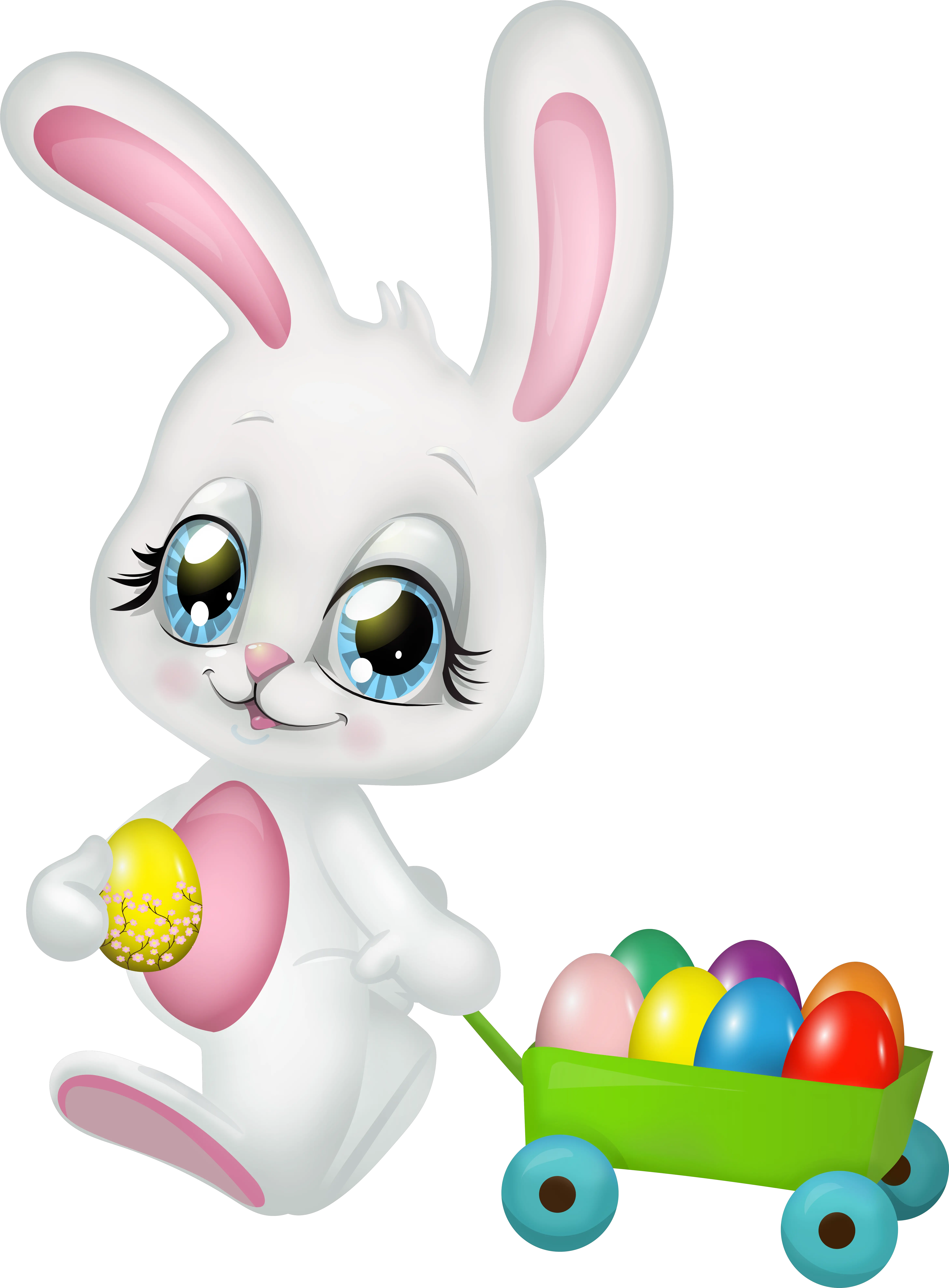 Transparent Background Cute Easter Bunny Clipart Cute Easter Bunny Easter Clipart Png Easter Background Png png