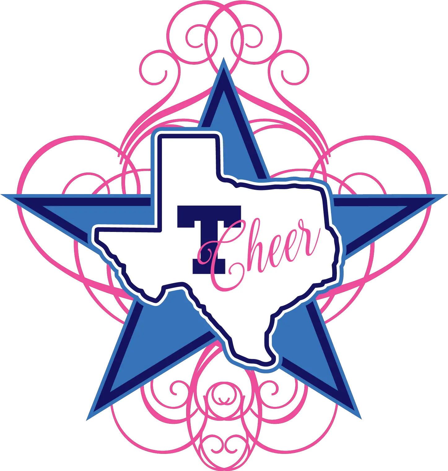 Download Rockwall Texans Cheerleading Logo Pink Min Rockwall Texans Cheer Png Texans Logo Png
