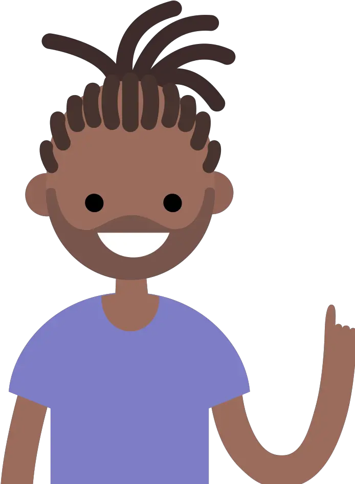 Persona John Wa3 Cartoon Character With Dreads Png Dreads Png