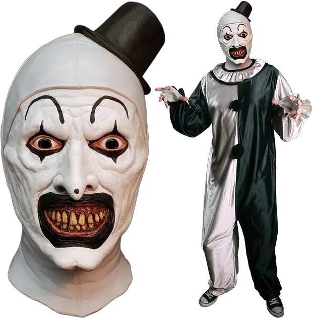 Terrifieru0027 Slasher Art The Clown Is Now Officially A Art The Clown Costume Png Halloween Costume Png