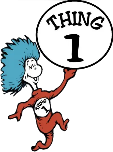 Thing 1 And 2 Dr Seuss Png Image Thing 3 Dr Seuss Thing 1 Logo