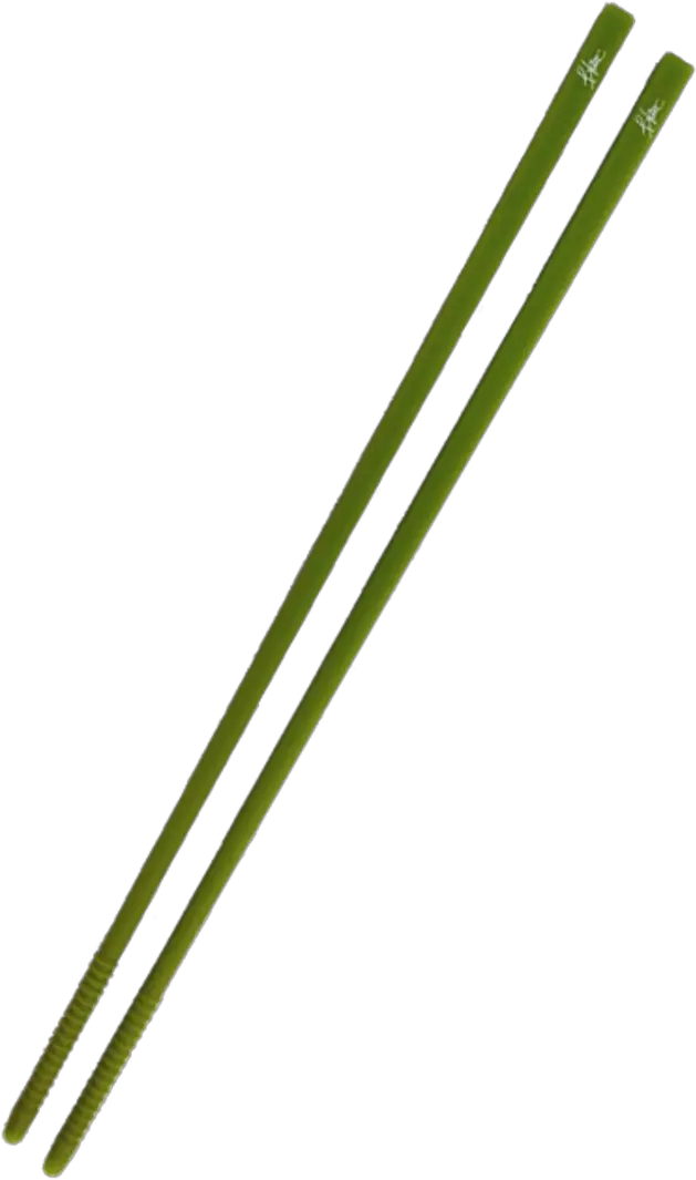 Blanc Plus Silicone Chopsticks 30cm Greenery Color Wrapping Paper Png Chopsticks Png