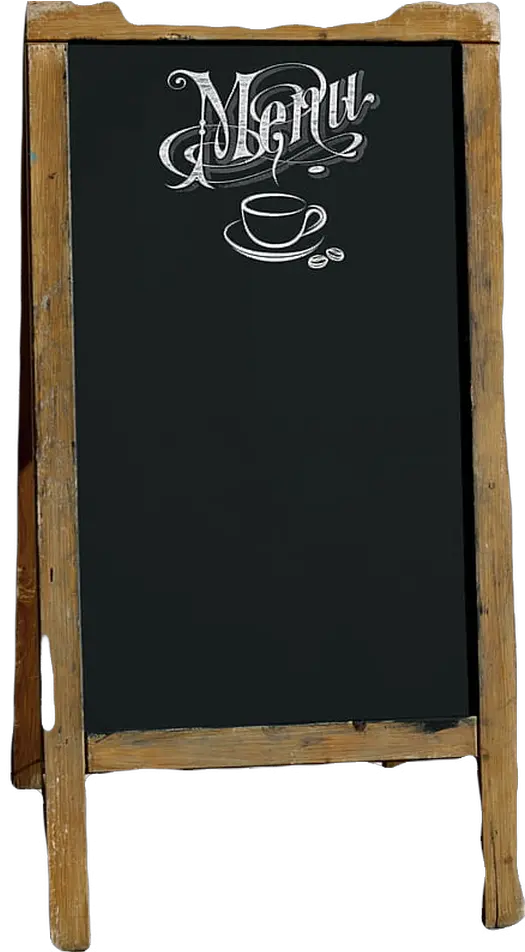 Consession Stand Utimeplus Papan Tulis Cafe Png Chalk Board Png