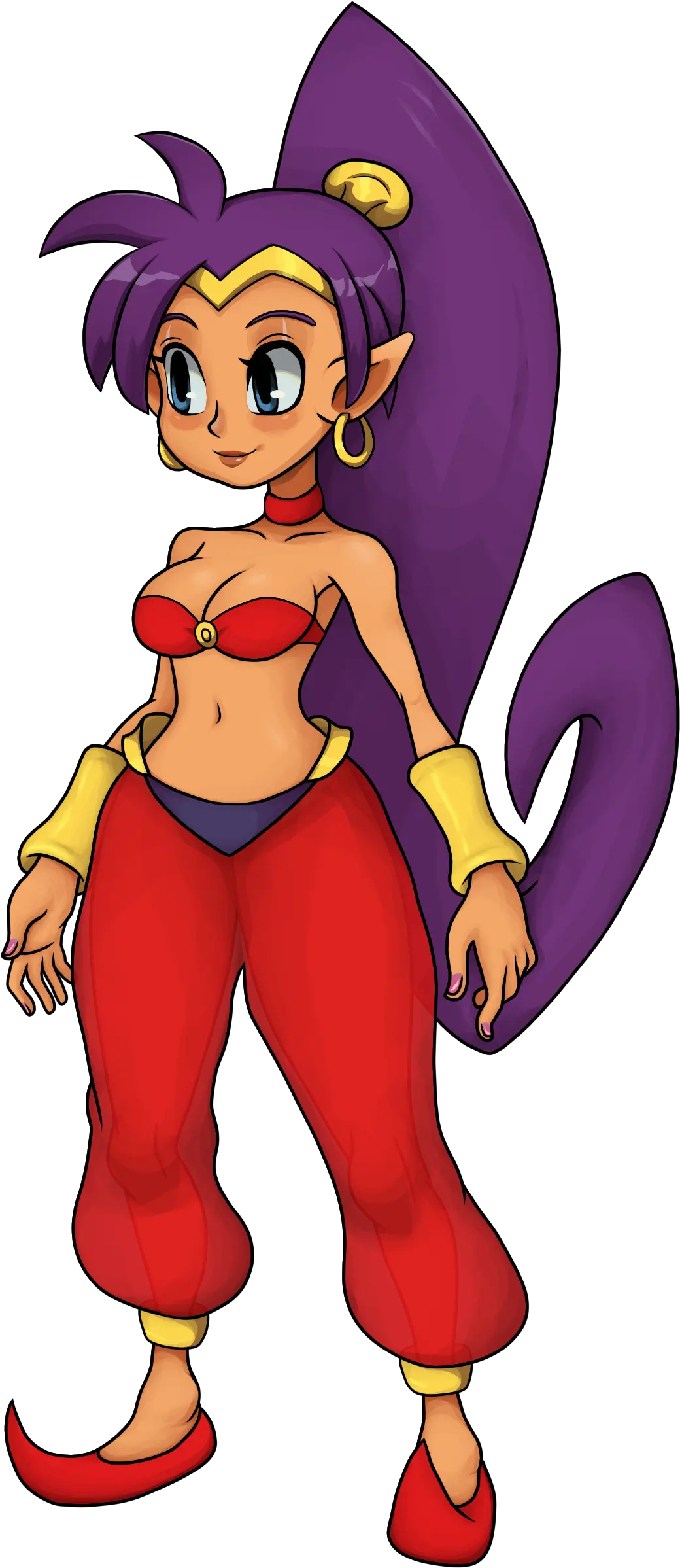 I Made Shantae In The Skullgirls Style Png Valentine Icon