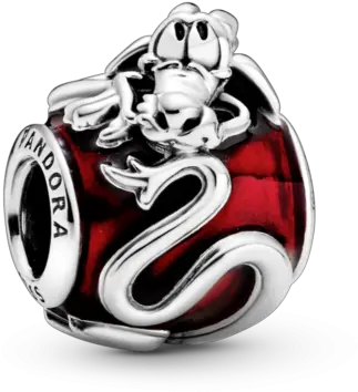 Disney Mulan Dragon Sterling Silver Charm With Transparent Charm Mushu Pandora Png Mulan Transparent