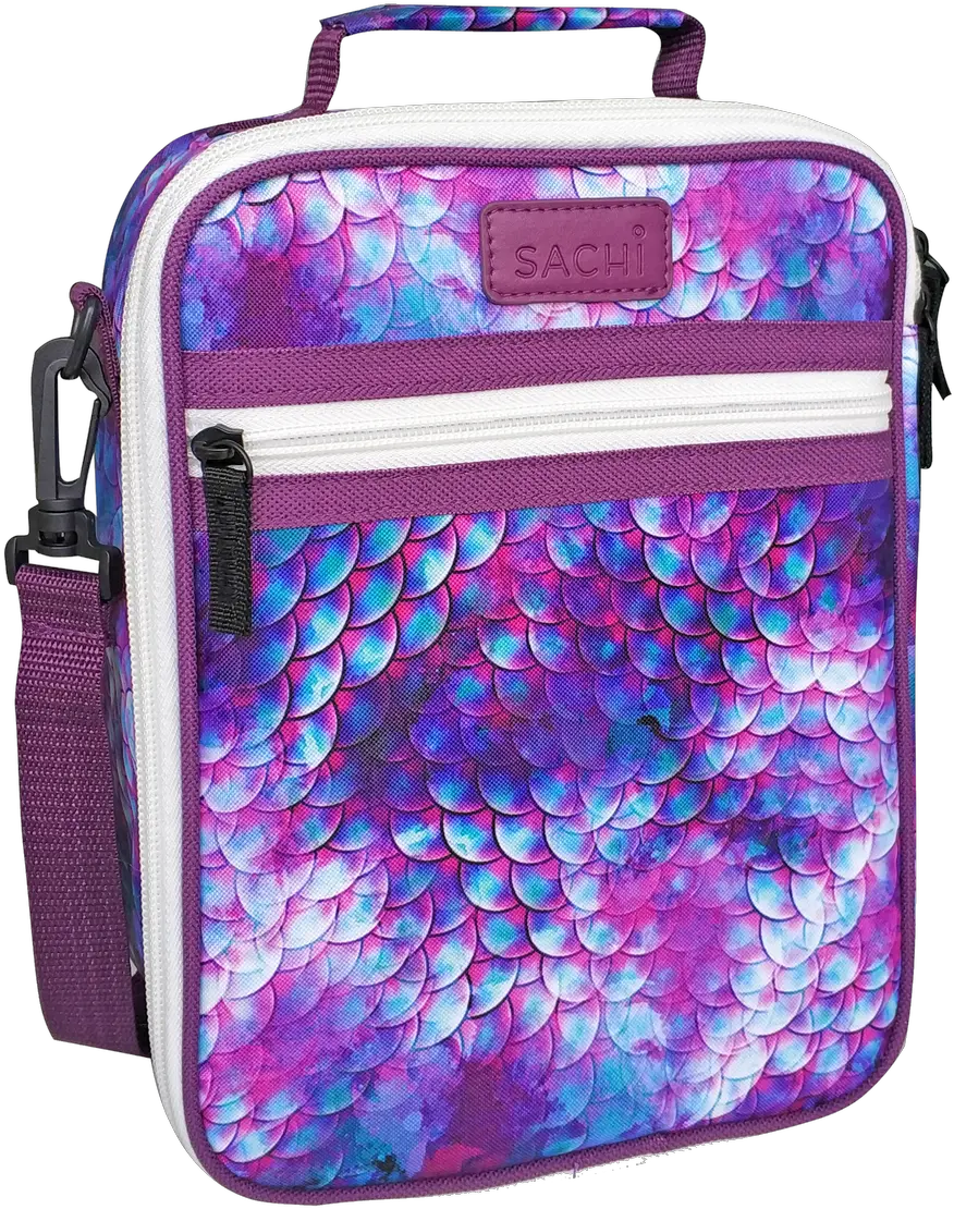 Sachi Insulated Lunch Tote Dragon Mermaid Scales Lunchbox Png Mermaid Scales Png