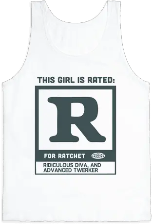 Download Rated R For Ratchet Tank Top Rated R Symbol Png Rated R Png