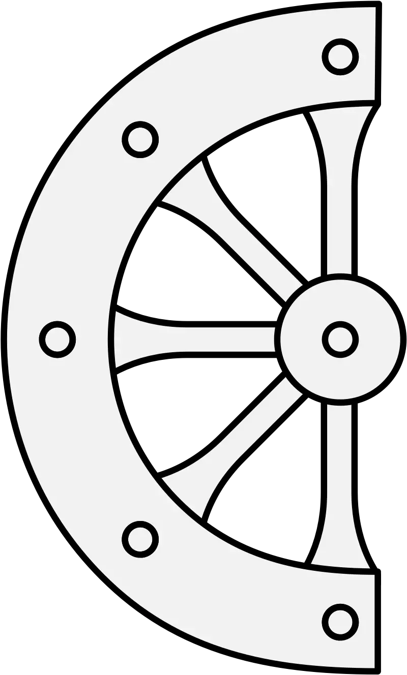 Insignia Florentinorum Traceable Heraldic Art Heraldic Wheel Png Wagon Wheel Icon In Autocad