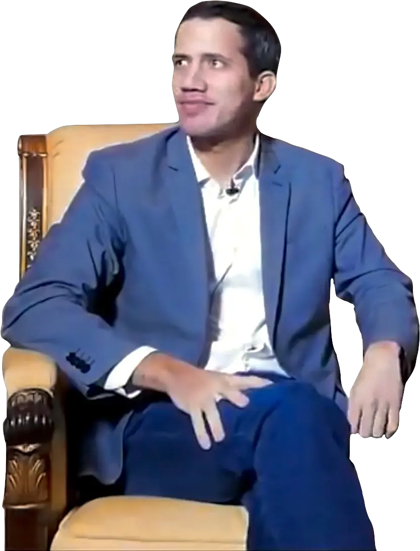 Filejuan Guaidó Seatedpng Wikimedia Commons Juan Guaidó Png Sitting Man Png
