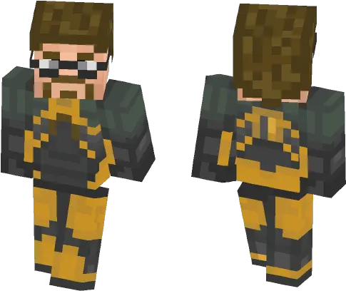 Download Gordon Freeman Minecraft Temple Guard Skin Png Gordon Freeman Png