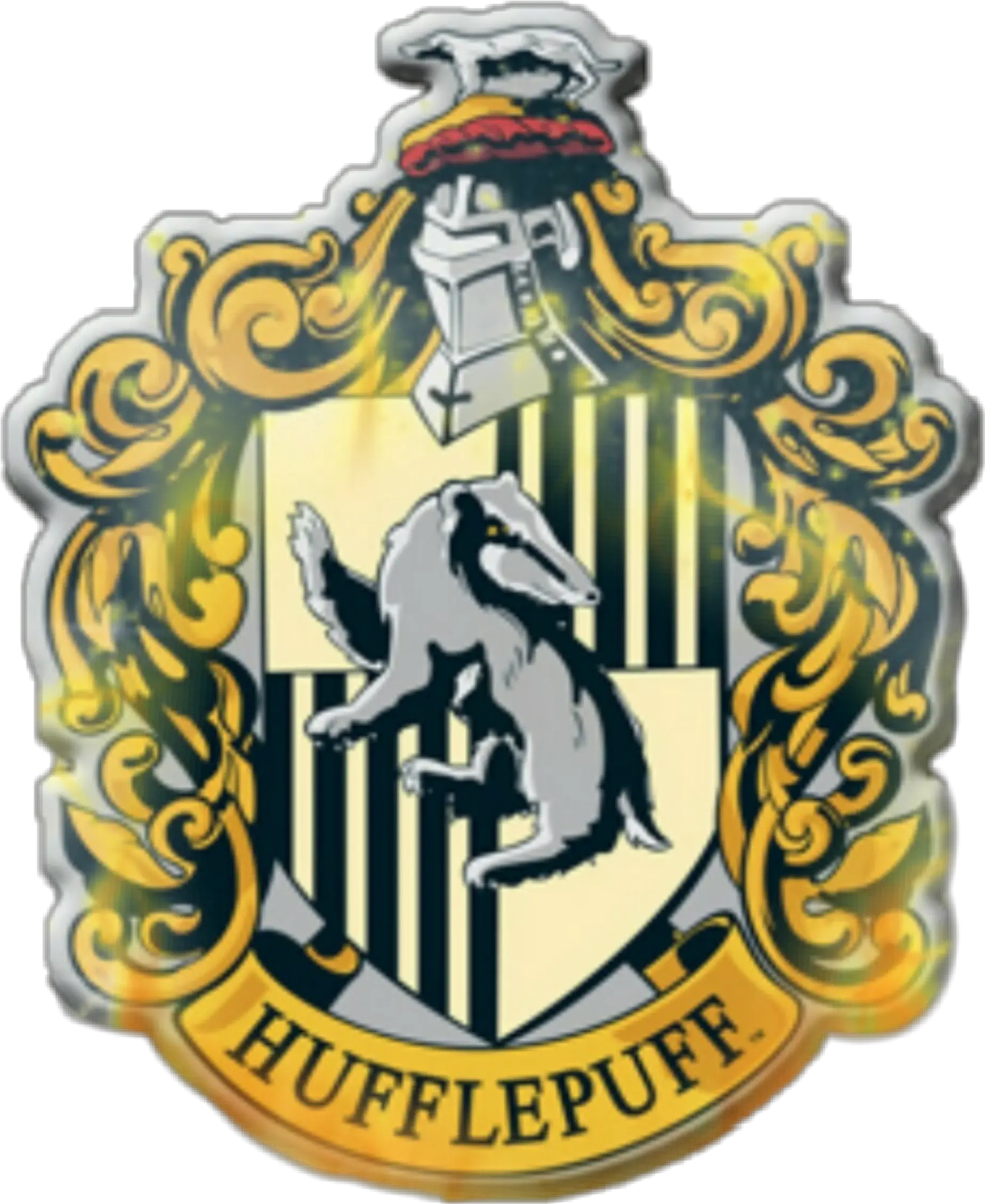 Hufflepuff Hogwarts Harrypotter Logo Logohufflepuff Mag Harry Potter Hufflepuff Stickers Png Harry Potter Logo Transparent