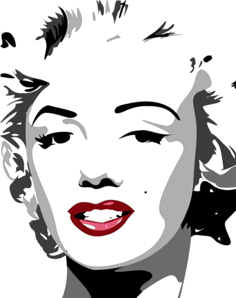 Marilyn Monroe Vector Graphics Art Portrait Drawing Marilyn Monroe Icon Png Pop Png