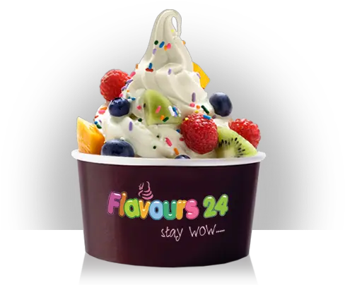 Download Flavours24 Frozen Yogurt Frozen Yoghurt Transparent Background Png Frozen Yogurt Png