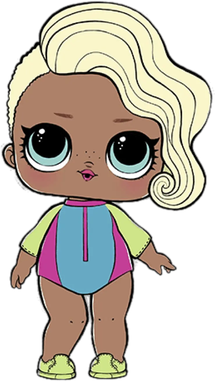 Lol Surprise Surfer Babe Transparent Png Stickpng Surfer Babe Lol Doll Surfer Png