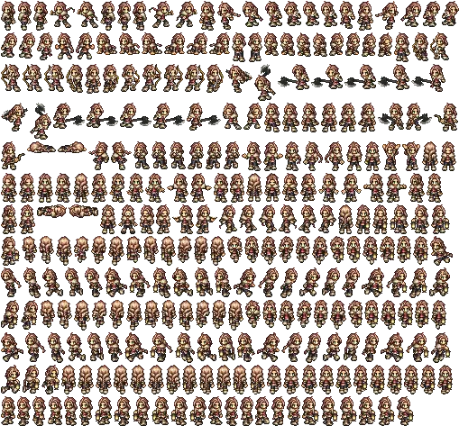 Sprites Album On Imgur Octopath Traveler Character Sprites Png Sprite Cranberry Transparent
