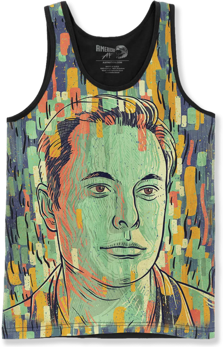 Elon Musk Inspire American Af Aaf Nation Sleeveless Png Elon Musk Png