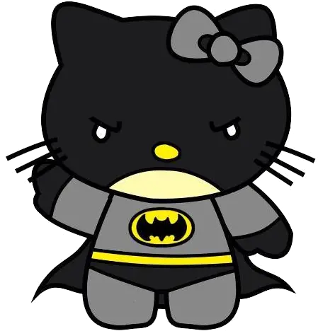 Hello Kitty Batman Cute Png Transparent Hello Kitty Batman Png Cute Png Images