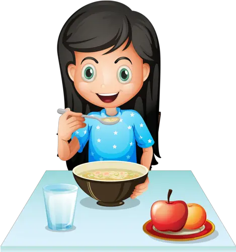 Figura De Boa Noite Eating Breakfast Clipart Png Breakfast Clipart Png