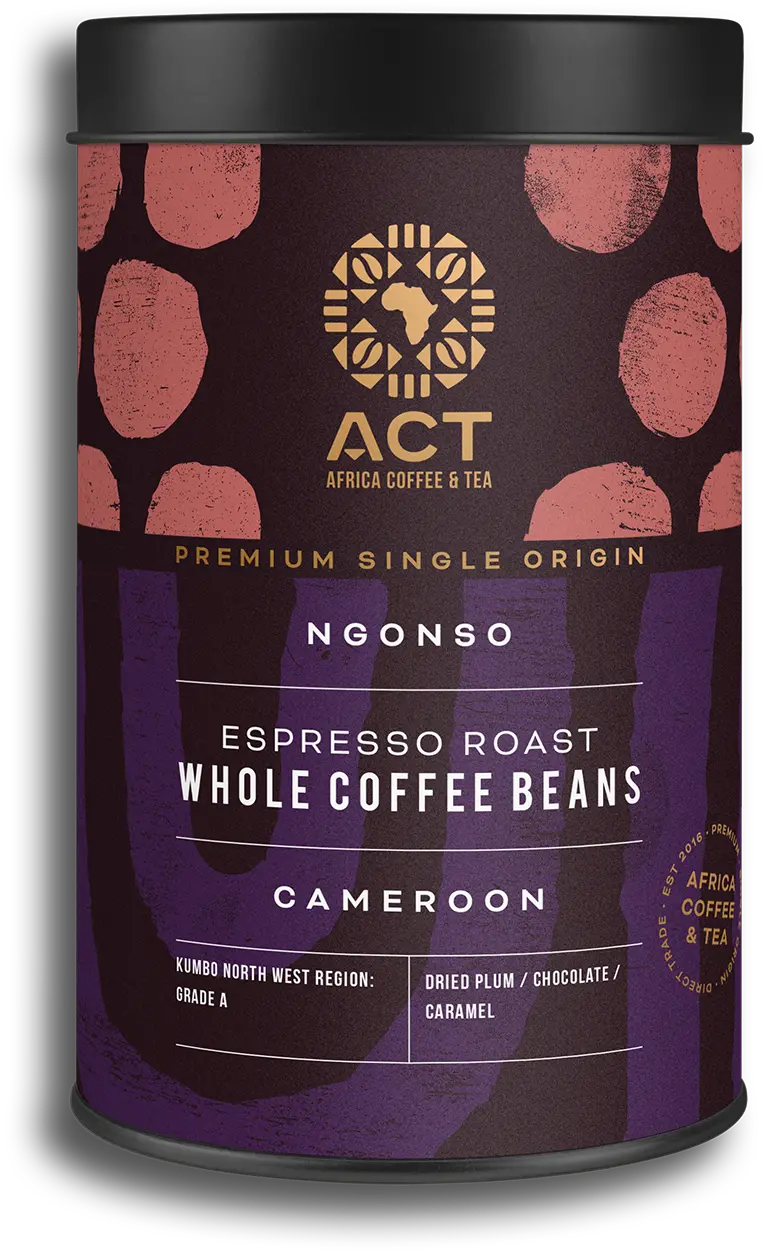 Cameroon Ngonso Kumbo Grade A Espresso Roast U2014 Africa Coffee U0026 Tea Bottle Png Grade Png