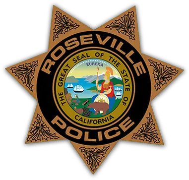 Police Department City Of Roseville Roseville Police Department Png Police Badge Logo