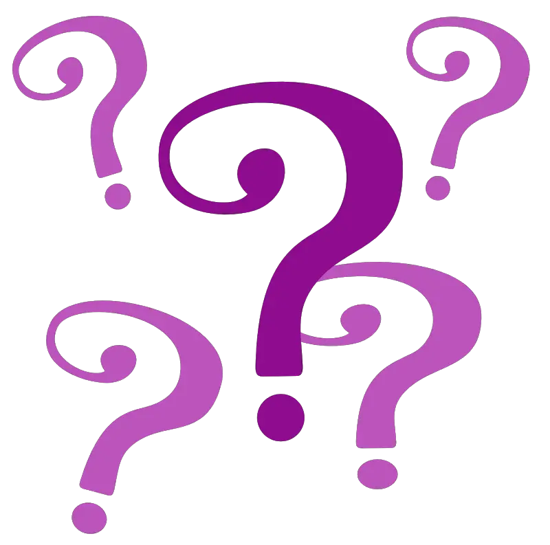 Black Question Marks Png