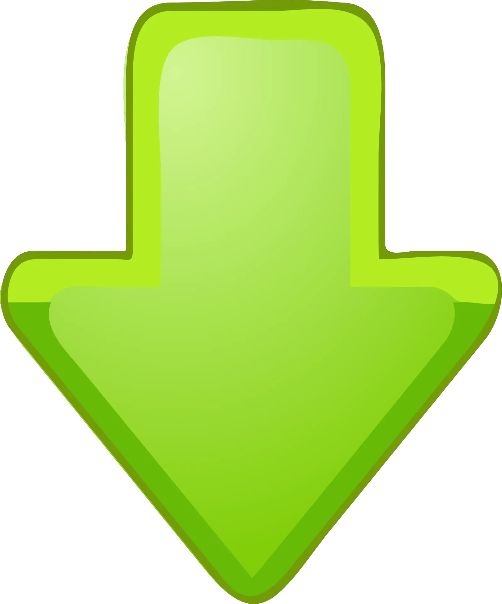 Download Pointing Down Arrow Png Green Arrow Pointing Down Arrow Sign Png png