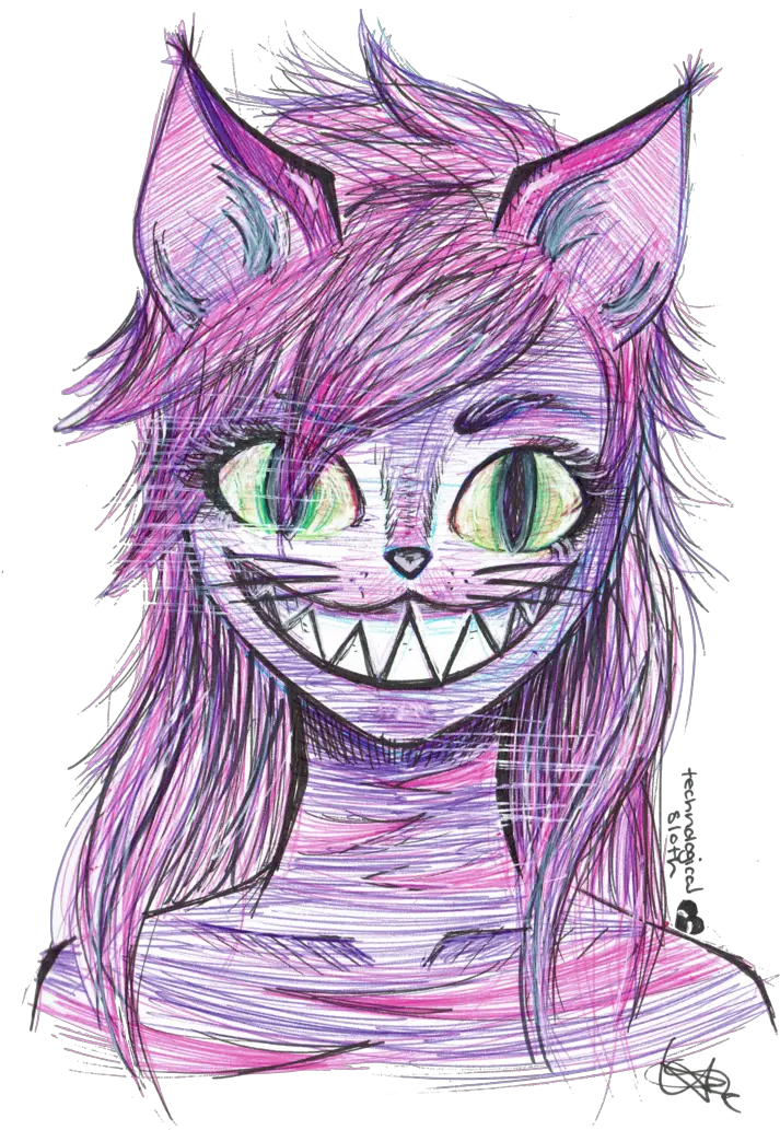 Drawing Movies Cheshire Cat Cheshire Cat Girl Art Cheshire Girl Cat Art Png Cheshire Cat Smile Png