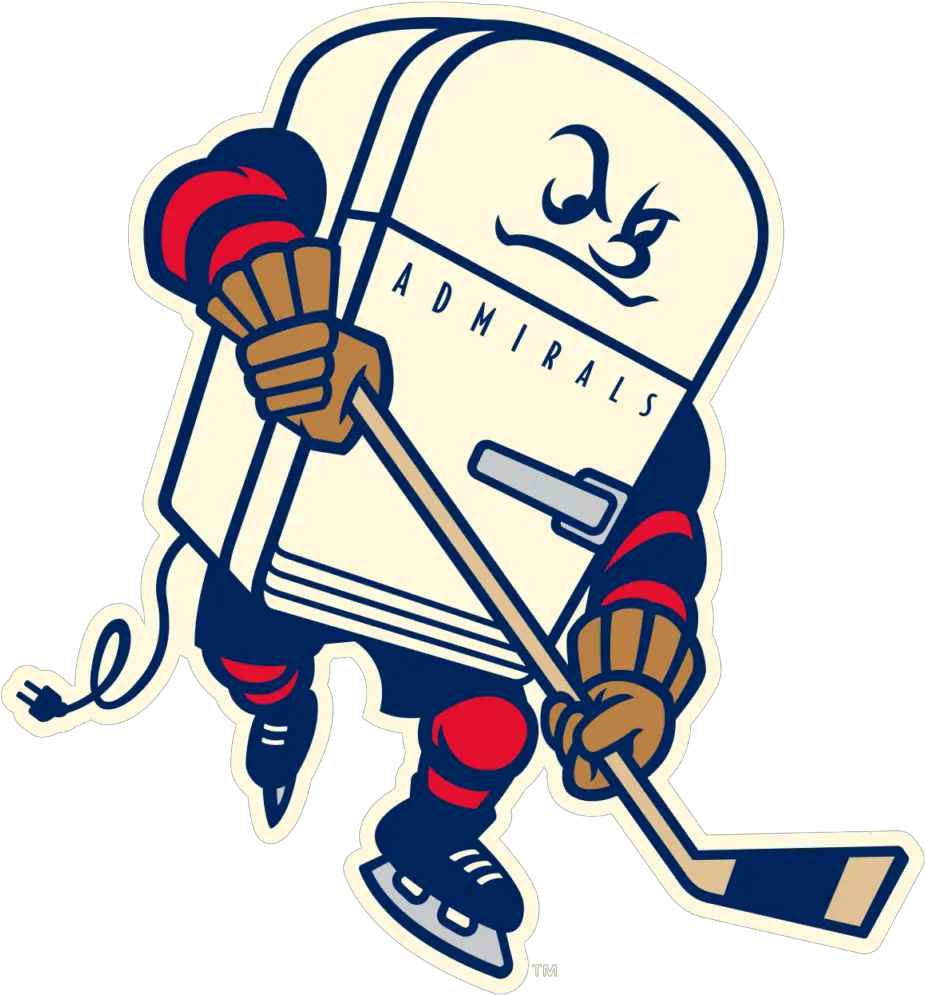 Reveal Fridge Milwaukee Admirals Logo Png Mascot Logos