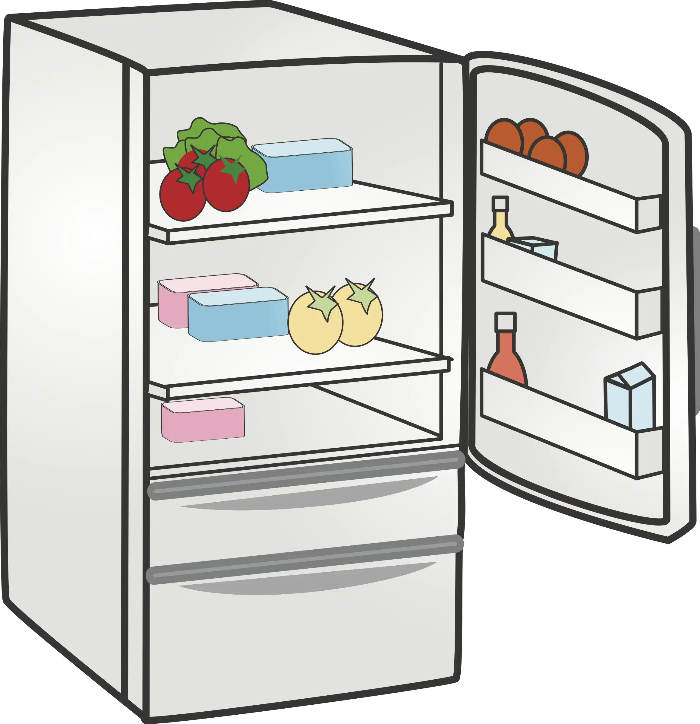User Taking Picture Of Refrigerator Fridge Clipart Png Refrigerator Png