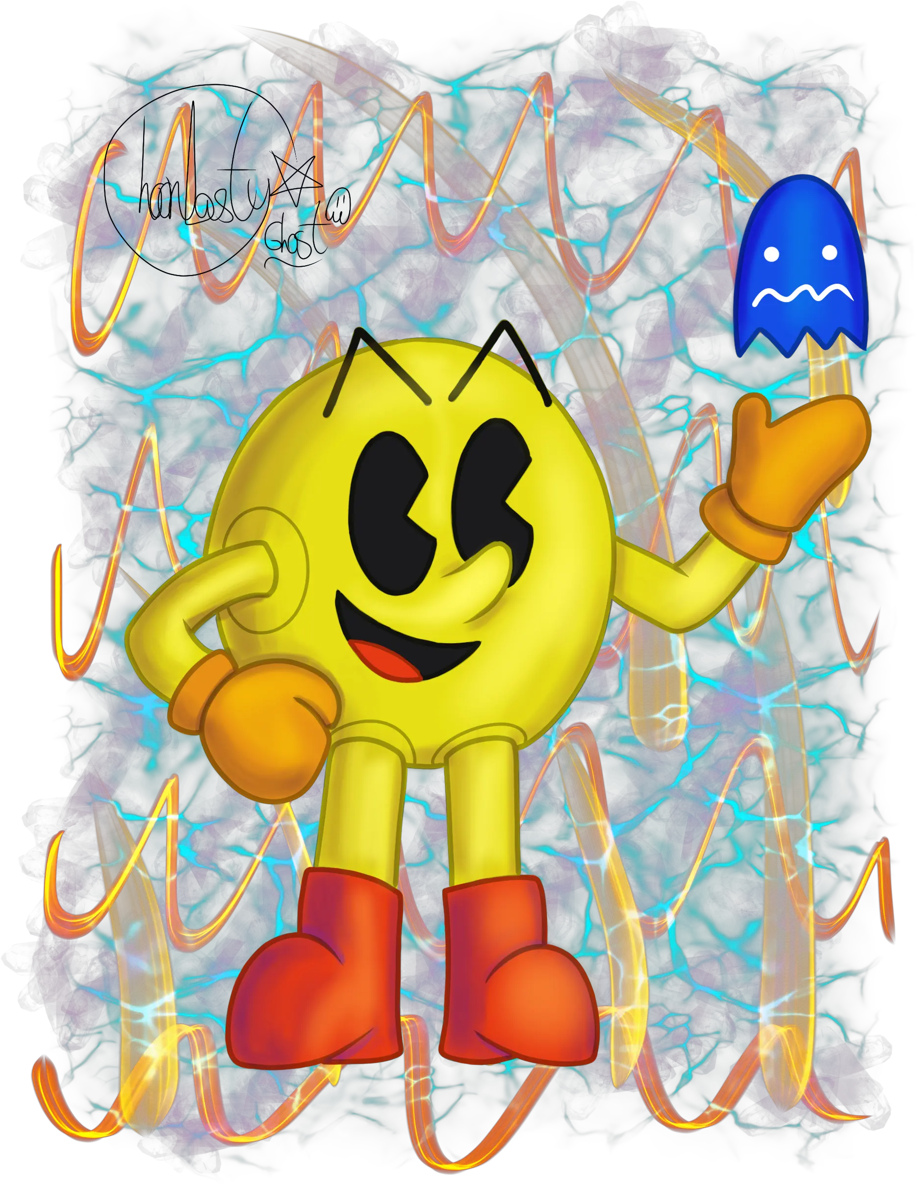 Pac Man By Lastyghost On Newgrounds Clip Art Png Pac Man Png