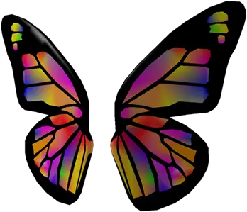 Rainbow Butterfly Wings Roblox Roblox Butterfly Wings Png Butterfly Wing Png