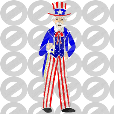 Uncle Sam Stencil For Classroom Therapy Use Great Uncle Illustration Png Uncle Sam Png