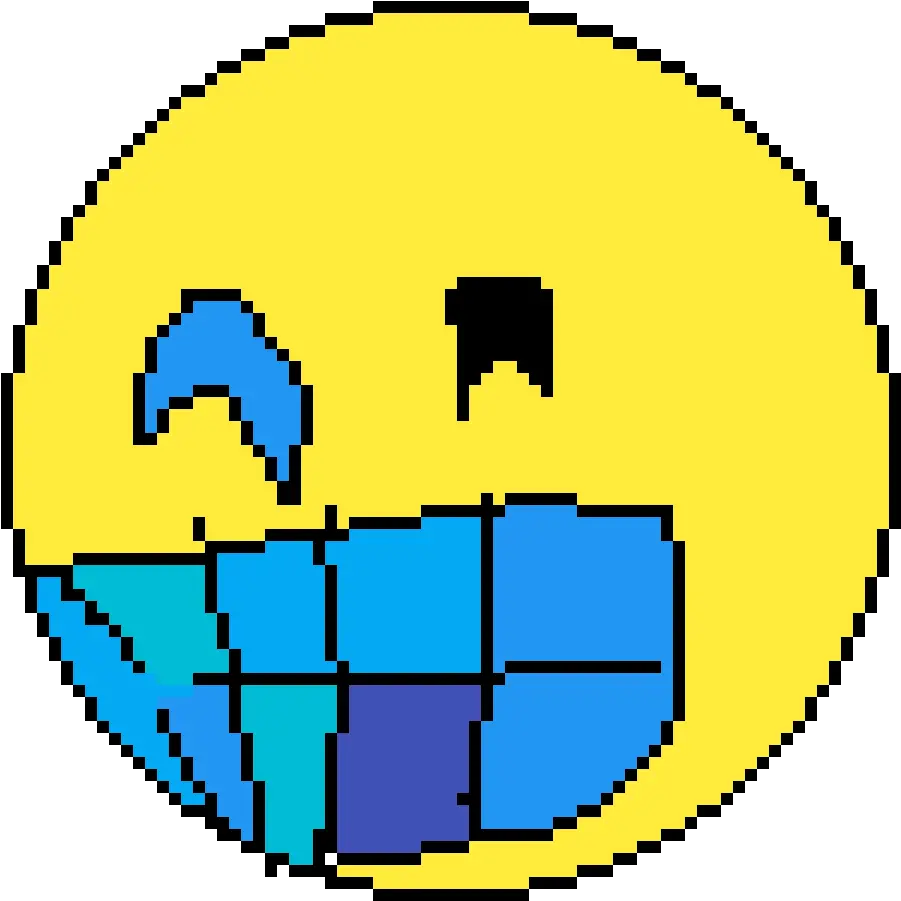 Pixilart Creepy Emoji By Cyronzolus Epic Face Png Drawing Laughing Icon