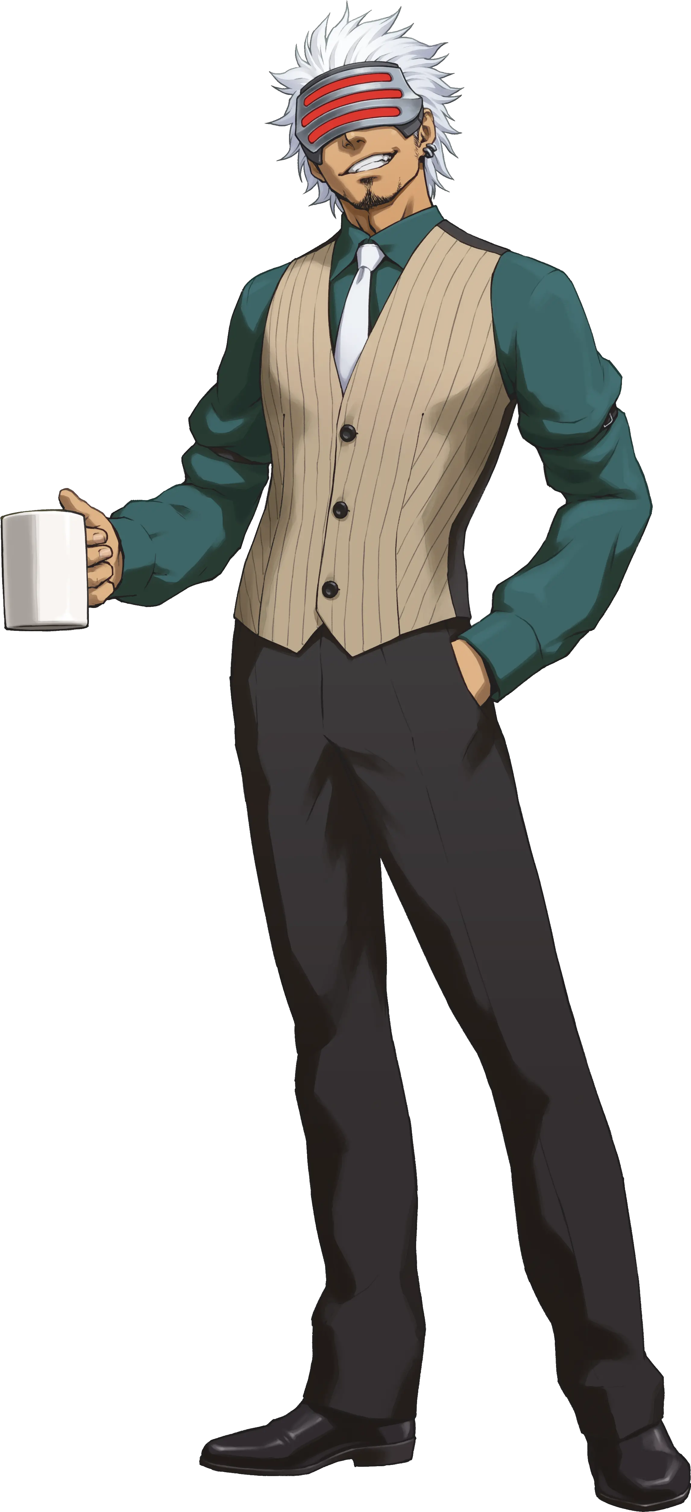 For Christmas You Guys Are Getting A Phoenix Wright Smash Godot Ace Attorney Design Png Miles Edgeworth Icon
