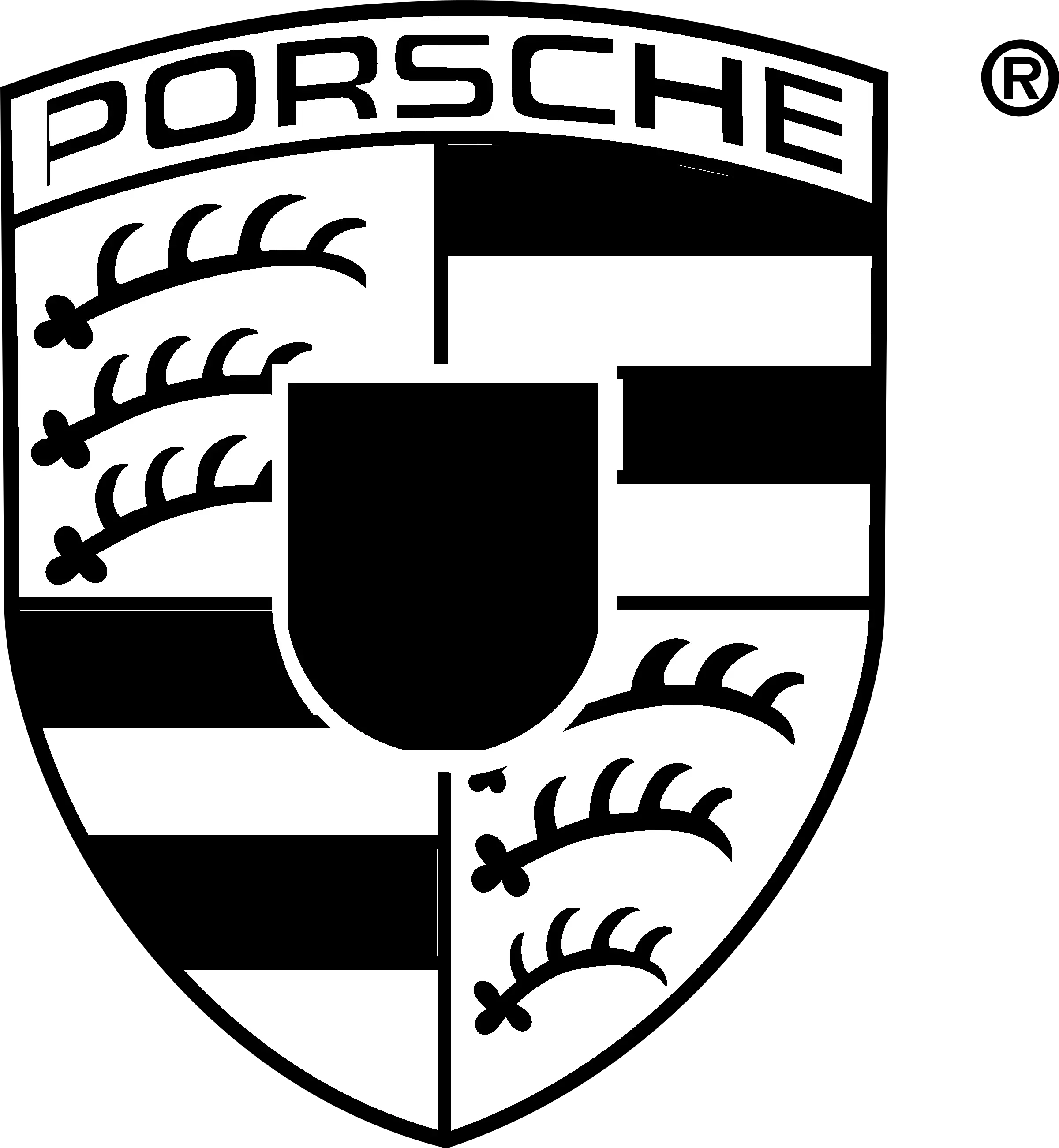 Download Porsche Logo Black And White Porsche Car Logo Png Porsche Logo Png