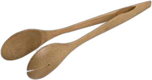 Wooden Tongs Transparent Png Stickpng Salad Tongs Png Wooden Spoon Png