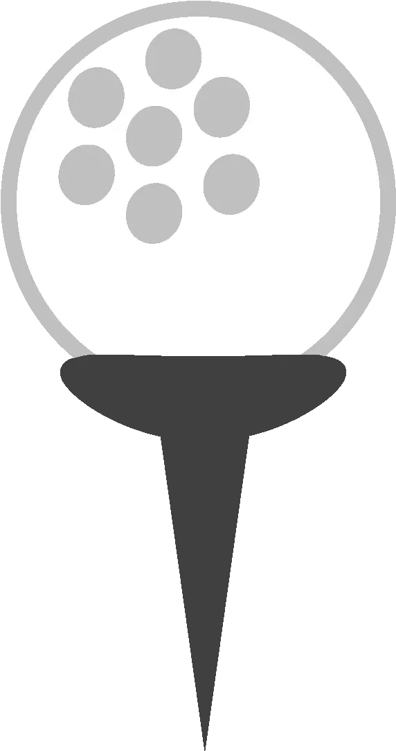 Cartoon Golf Ball Cartoon Golf Ball Tee Png Golfball On Tee Icon Free