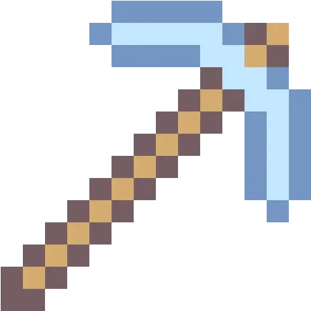 Minecraft Pickaxe Icon Free Download Png And Vector Minecraft Pickaxe Drawing Pick Axe Png