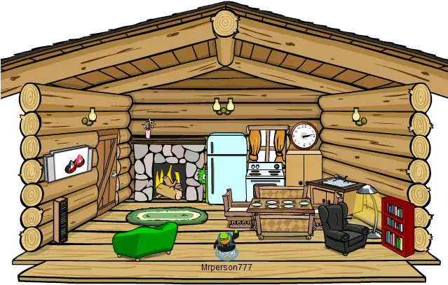 Cabin Png Image Arts Club Penguin Wood Igloo Hut Png