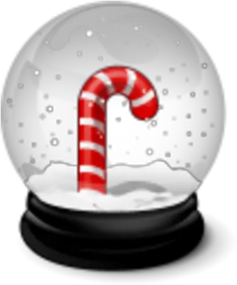 Transparent Png Snow Globe Candy Cane Snow Globe Snow Globe Png