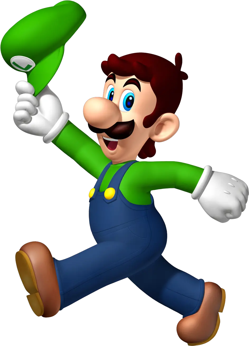 Krrish Clipart Cartoon Luigi Without A Hat Png Luigi Hat Png