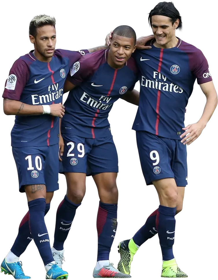 Neymar Mbappe Cavani Png Www Edinson Cavani Kylian Mbappé Neymar Png