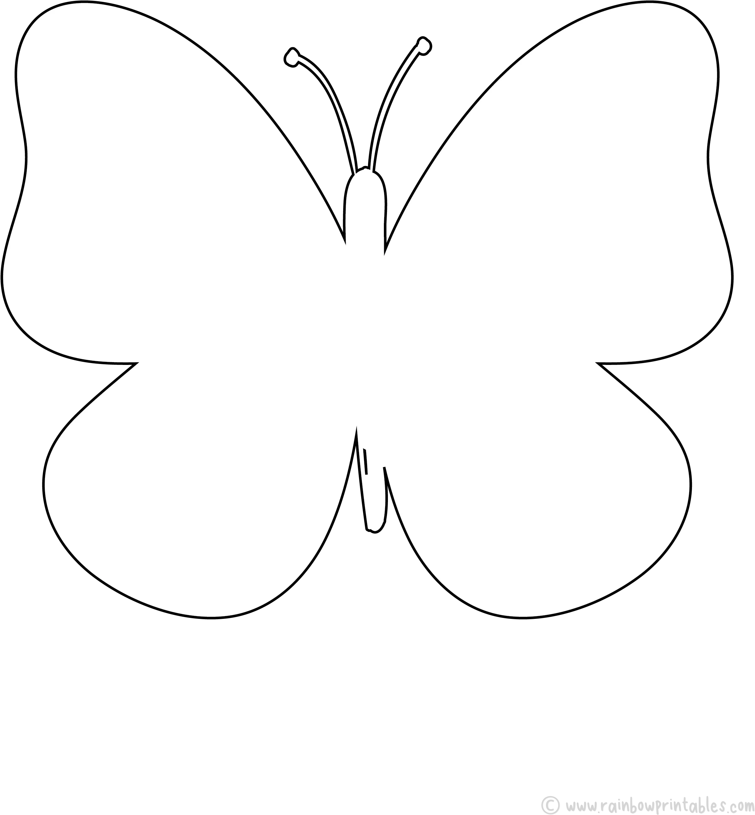 15 Free Butterfly Outline Printable Pages For Kidu0027s Arts Girly Png Colorful Butterfly Icon
