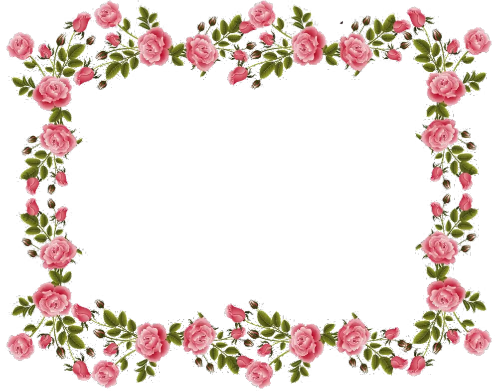 Floral Border Frames Png Clipart Frame